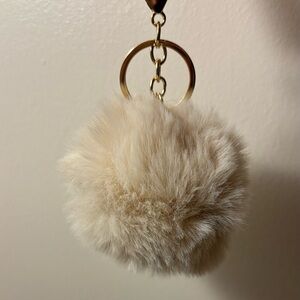 Fluffy Keychain Pom Pom